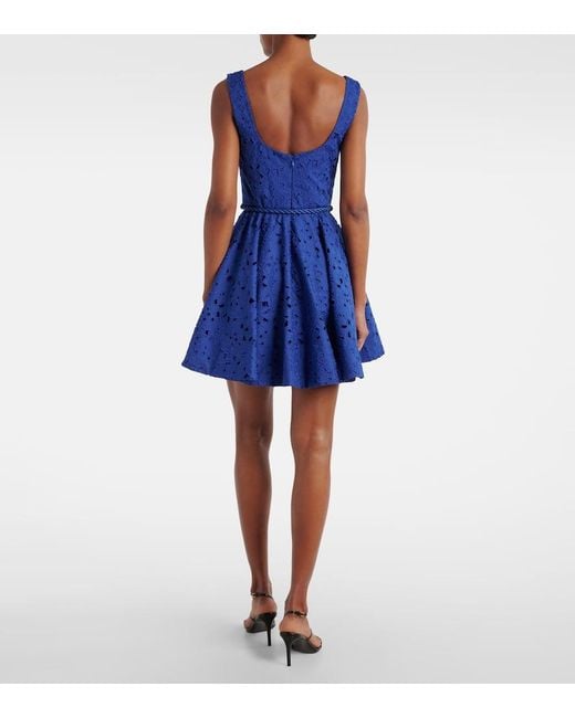 Rebecca Vallance Blue Midikleid Zaffree Aus Baumwolle
