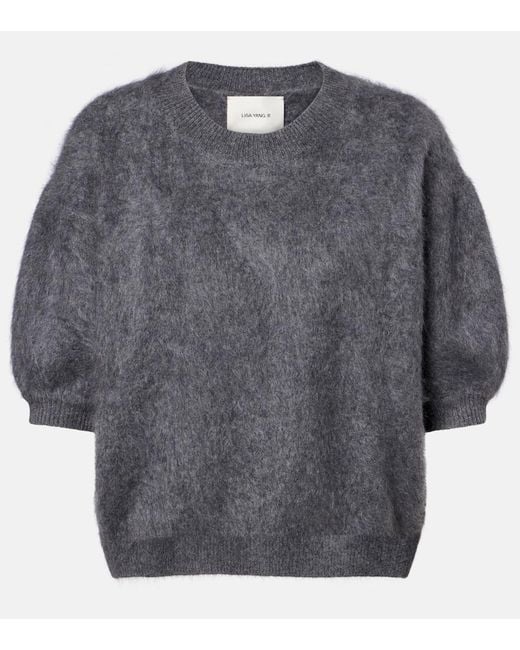 Lisa Yang Gray Juniper Cashmere Sweater