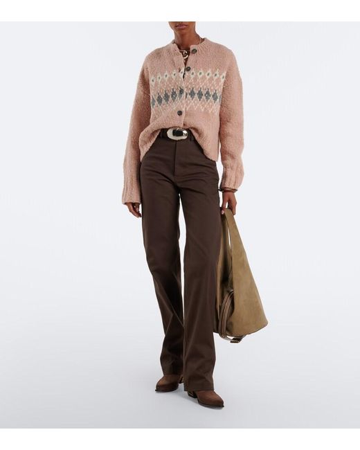 Altuzarra Natural Haven Fair Isle Wool Cardigan