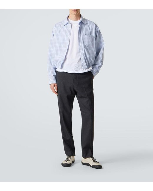 Prada Natural Speedrock Re-Nylon And Suede Sneakers for men