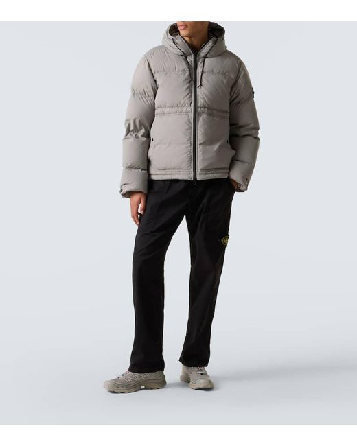 Stone Island Daunenjacke Aus Ripstop in Gray für Herren