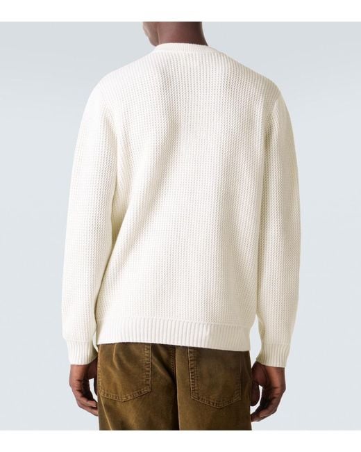 Pullover di Allude in White da Uomo