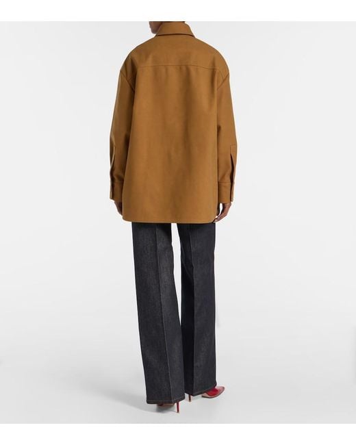Stella McCartney Brown Oversized Overshirt
