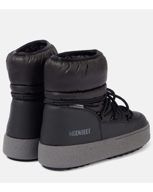 Moon Boot Black Ltrack Low Snow Boots