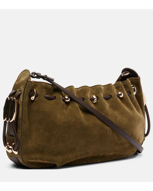 Zimmermann Brown Halcyon Suede Shoulder Bag