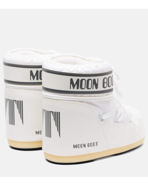 Moon Boot White Schneestiefel Icon Low