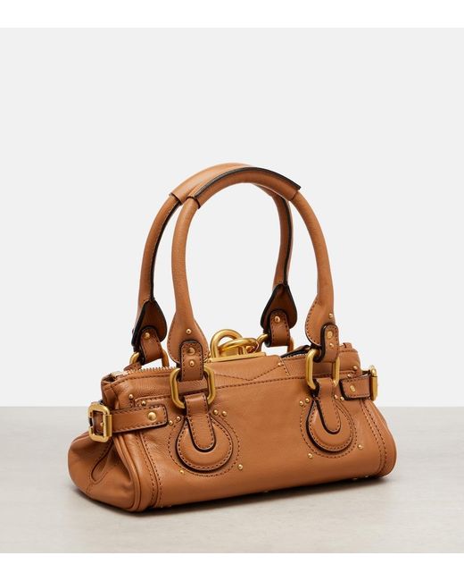 Chloé Brown Paddington Leather Shoulder Bag