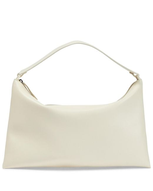 The Row Emy Leather Shoulder Bag in White | Lyst