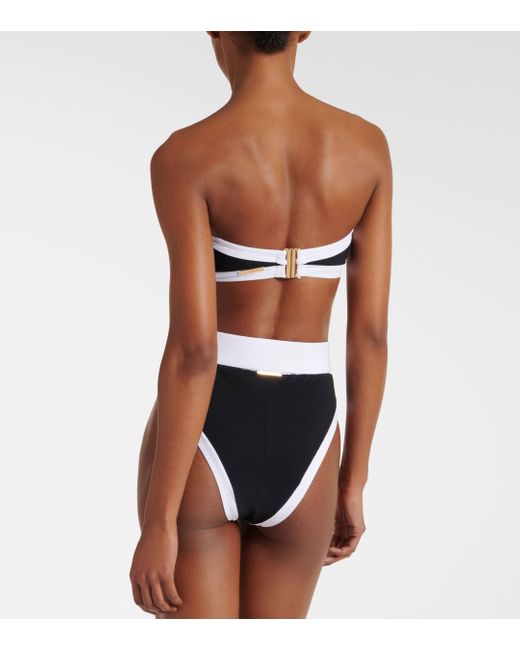 Culotte de bikini a taille haute Whitney Alexandra Miro en coloris Black