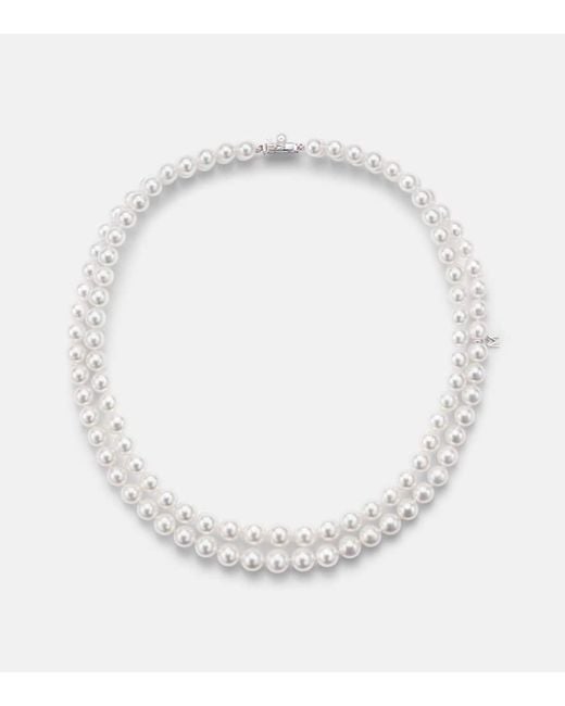 Mikimoto White 18Kt Necklace With Pearls