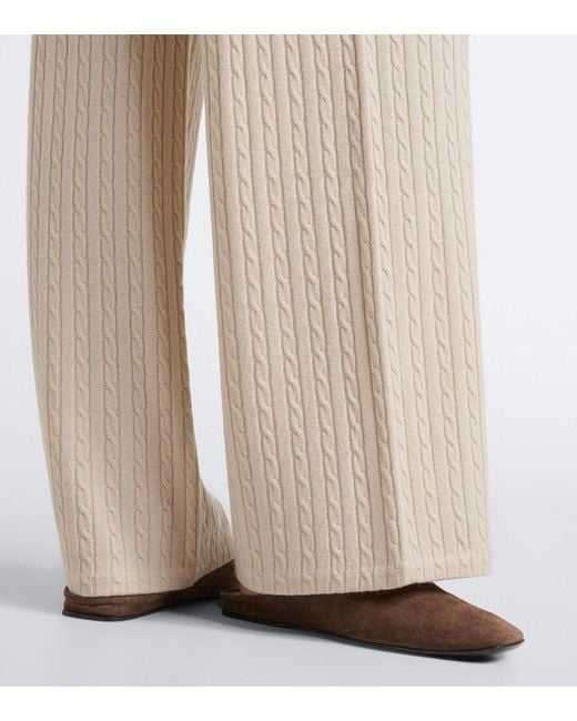 Eleventy Natural Cashmere Straight Pants