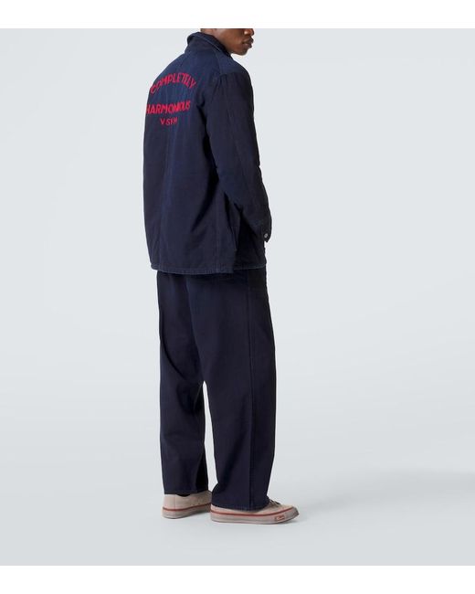 Visvim Blue Osiris Down Denim Jacket for men