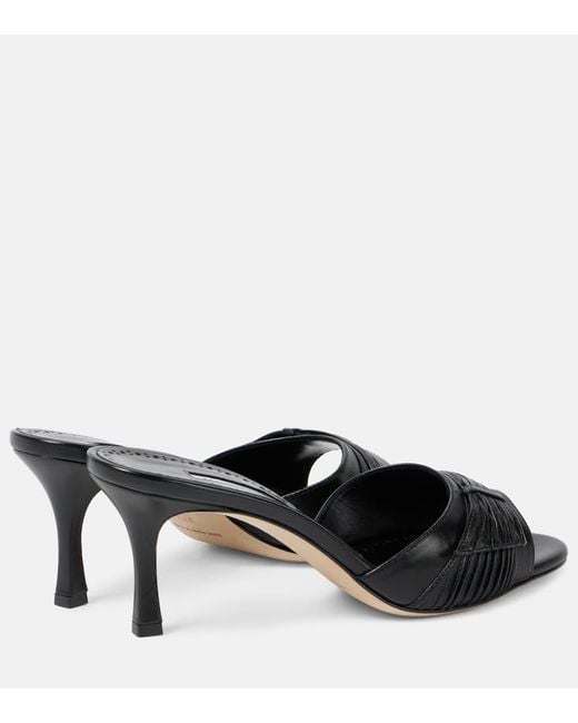 Mules Ebakmu 70 di Manolo Blahnik in Black
