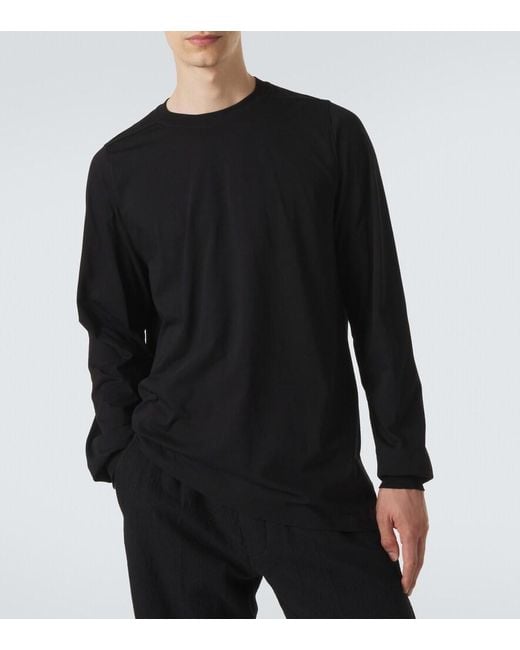 Rick Owens Black Cotton Jersey T-Shirt for men