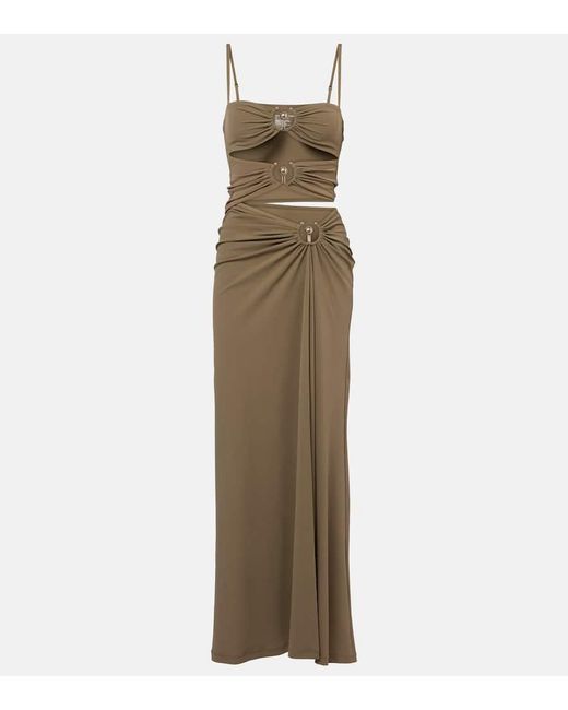 Christopher Esber Natural Maxikleid Orbit