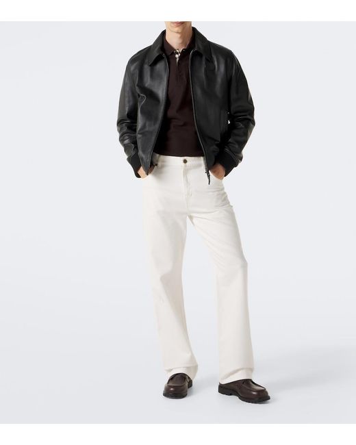 Burberry Black Ekd Cotton Pique Polo Shirt for men