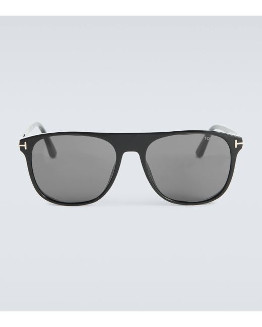 Tom Ford Gray Lionel Square Sunglasses for men