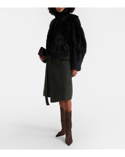 AMINA MUADDI Brown Fiona Suede Boots