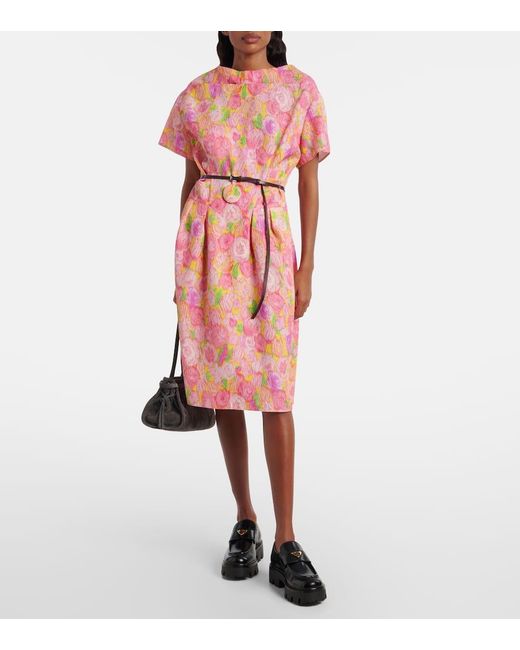 Prada Black Plateau-Loafers Aus Leder