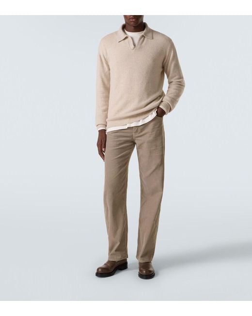 The Row Gray Rossen Cotton Corduroy Straight Pants for men