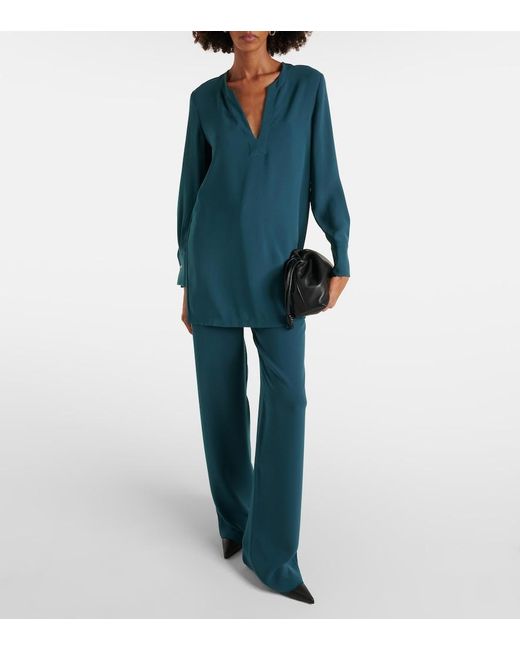 Max Mara Green Oboli Blouse