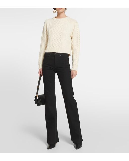 Jeans Bootcut Celia A Vita Alta di Nili Lotan in Black