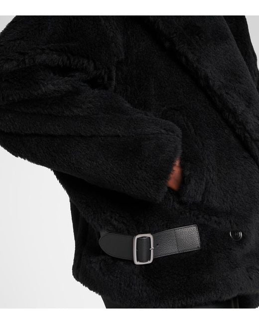 Max Mara Black Radice Teddy Jacket