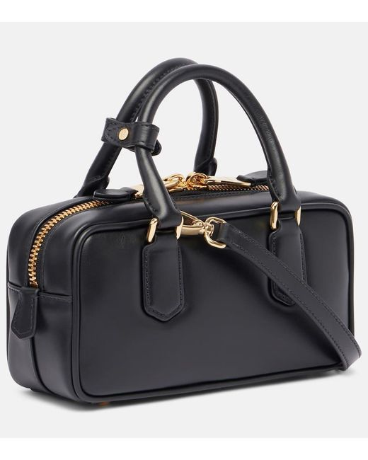 Miu Miu Black Arcadie Leather Tote Bag