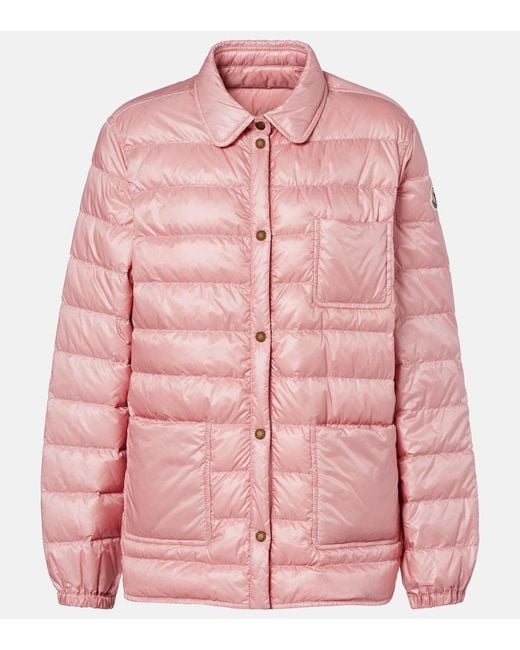 Moncler Pink Fouine Down Jacket