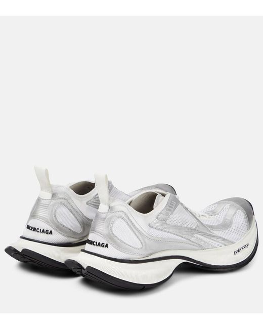 Balenciaga White "Circuit" Sneakers