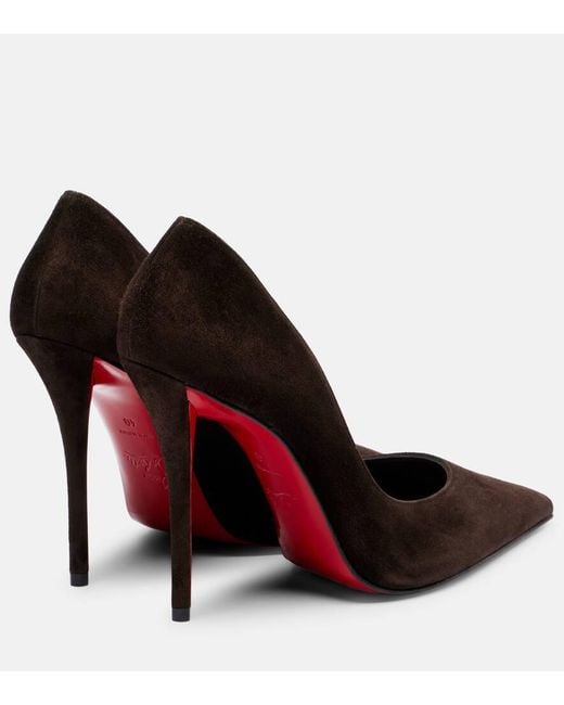 Christian Louboutin Black Pumps Miss Z 100 Aus Veloursleder
