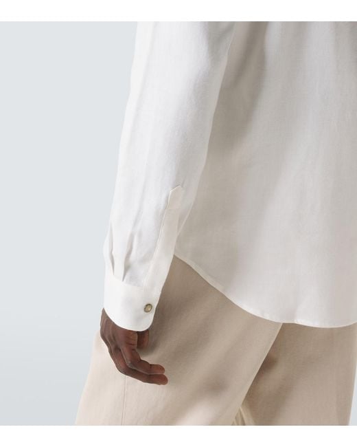 Canali Natural Cotton And Cashmere Shirt for men