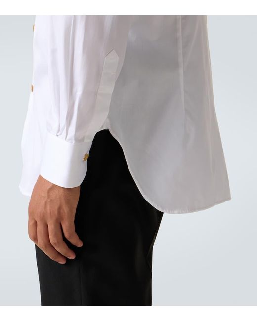 Kiton Hemd Aus Baumwolle in White für Herren