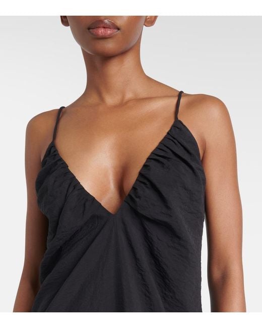 Rohe Black Silk-Blend Maxi Dress