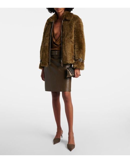 Minigonna di Tom Ford in Green