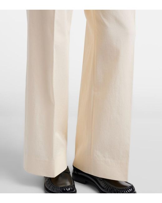 Moncler Natural Wide-Leg Pants