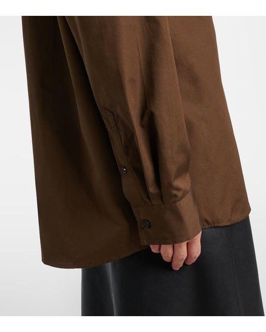 Totême  Brown Cotton Shirt