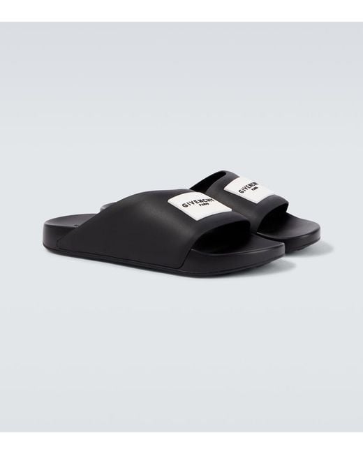 Mules A Logo Givenchy pour homme en coloris Black