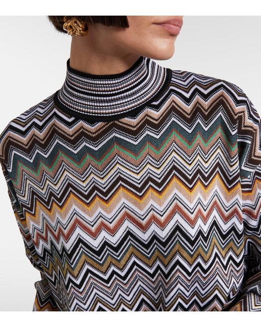 Missoni Gray Zigzag Sweater