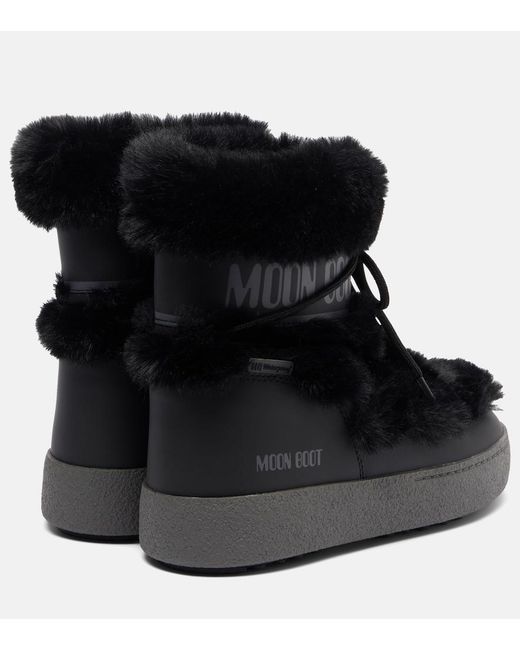 Moon Boot Black Ltrack Low Snow Boots