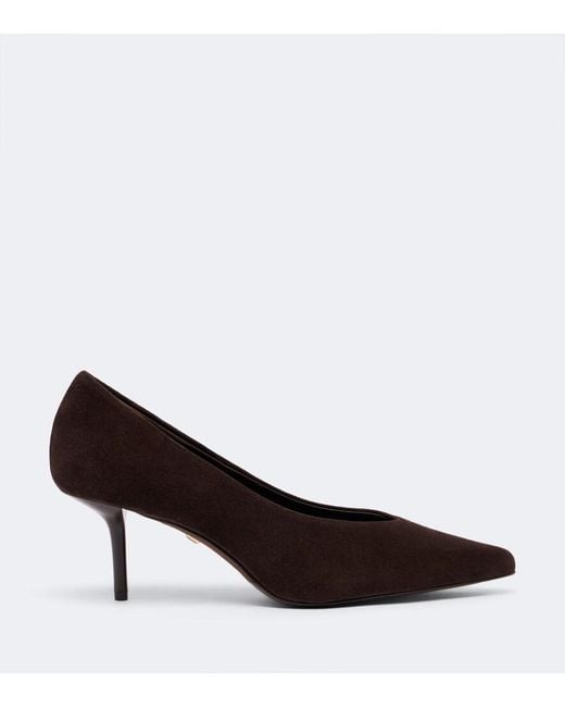 Max Mara Brown Suede Pumps