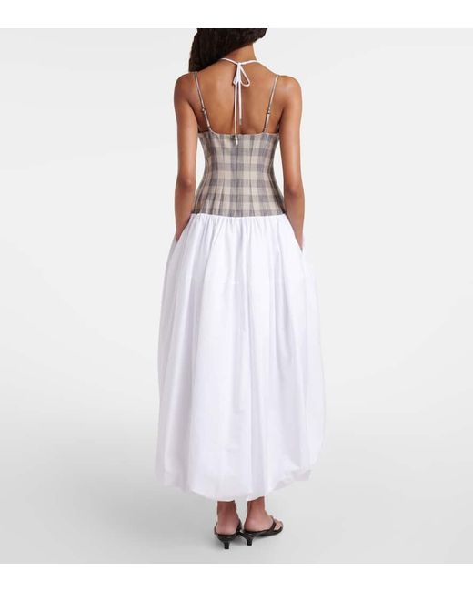 Jonathan Simkhai White Midikleid Peiffer