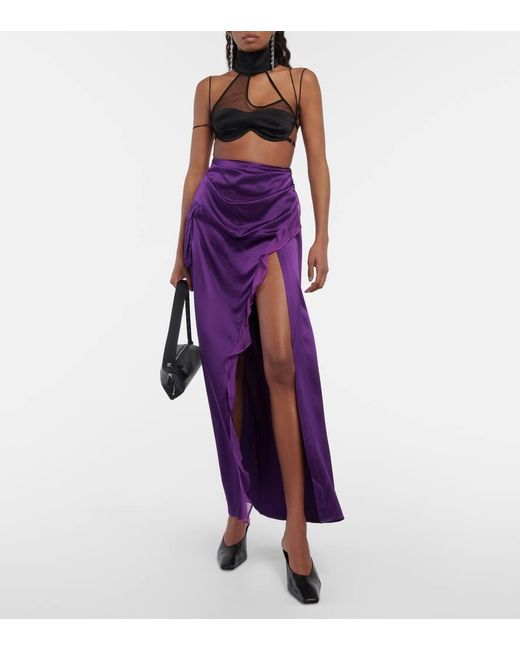 DIDU Black Bralette Aus Satin Und Mesh