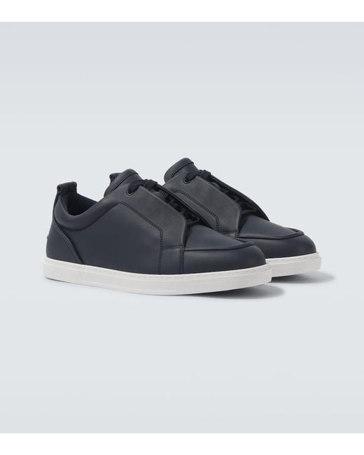 Christian Louboutin Sneakers Jimmy Aus Leder in Blue für Herren