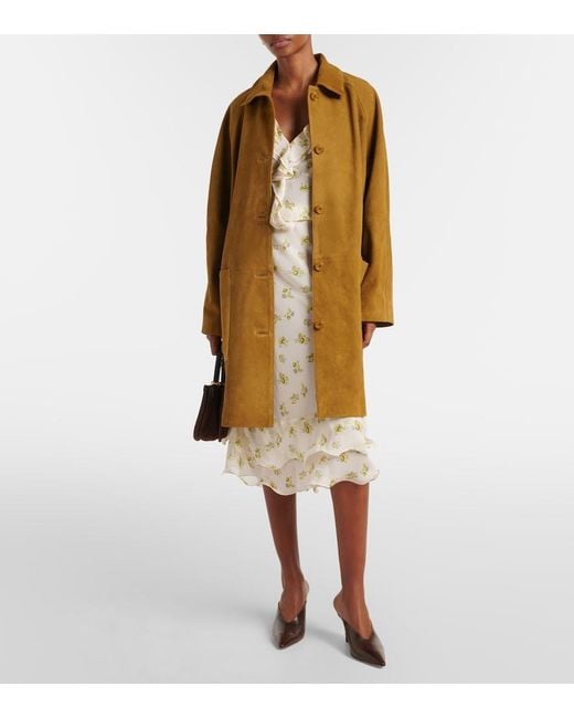 Dorothee Schumacher Natural Airy Daydream Floral Midi Skirt