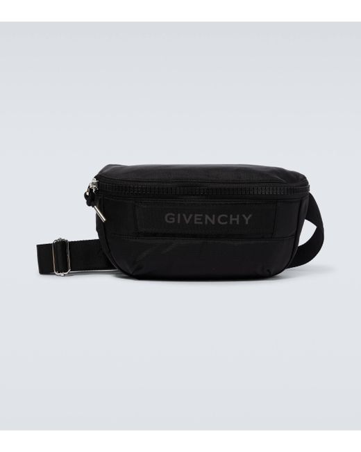 Givenchy Black G-trek Belt Bag for men