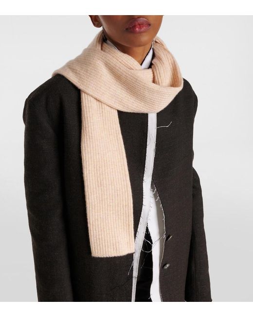 Echarpe Chopin En Cachemire Et Soie The Row en coloris White