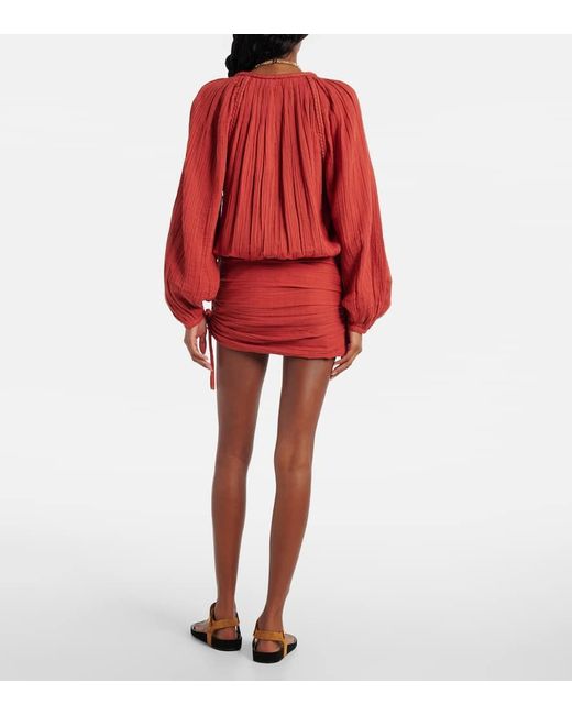 Abito Corto Jaoni di Isabel Marant in Red