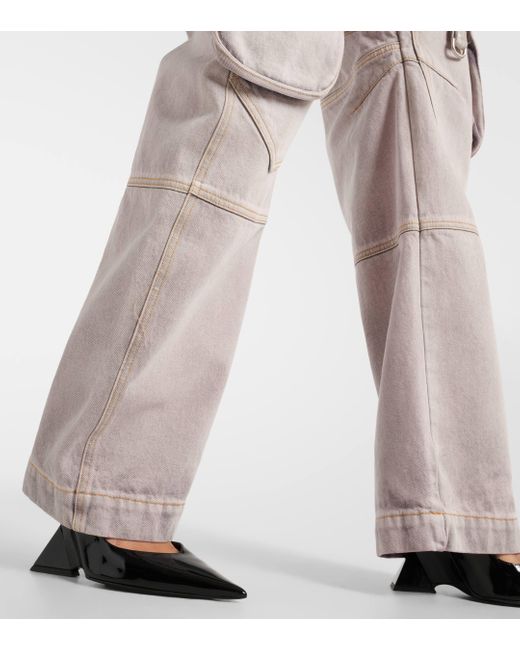 Pantalon cargo Laundry en coton Off-White c/o Virgil Abloh en coloris Gray