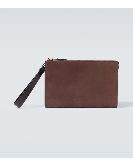 Tom Ford Etui Mini Aus Leder in Brown für Herren